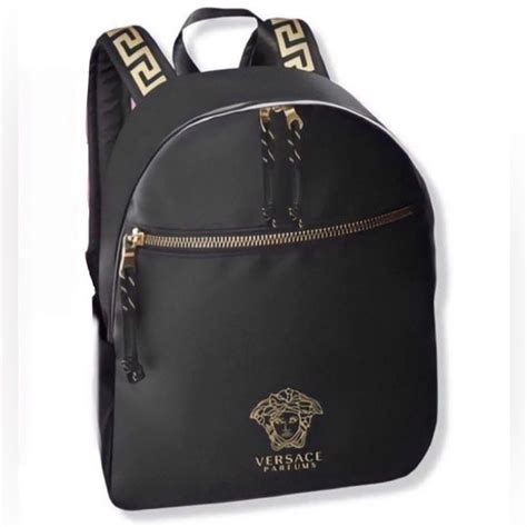 versace parfums medusa big logo backpack|versace private collection perfume.